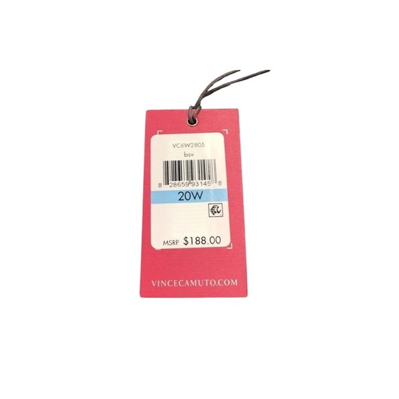 Vince Camuto Metallic Ruched Wrap Maxi Dress Size 20W Black Long Sleeve Evening - Picture 8 of 9